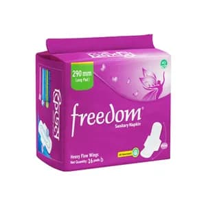 Freedom Sanitary Napkin Heavy Flow 16 Pads