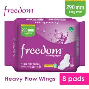 Freedom Sanitary Napkin Heavy Flow 8's Pack