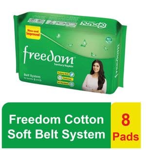 Freedom Sanitary Napkin Belt 8 pads