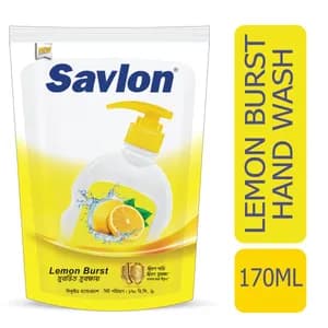 Savlon Handwash Lemon Burst  170ml Pouch